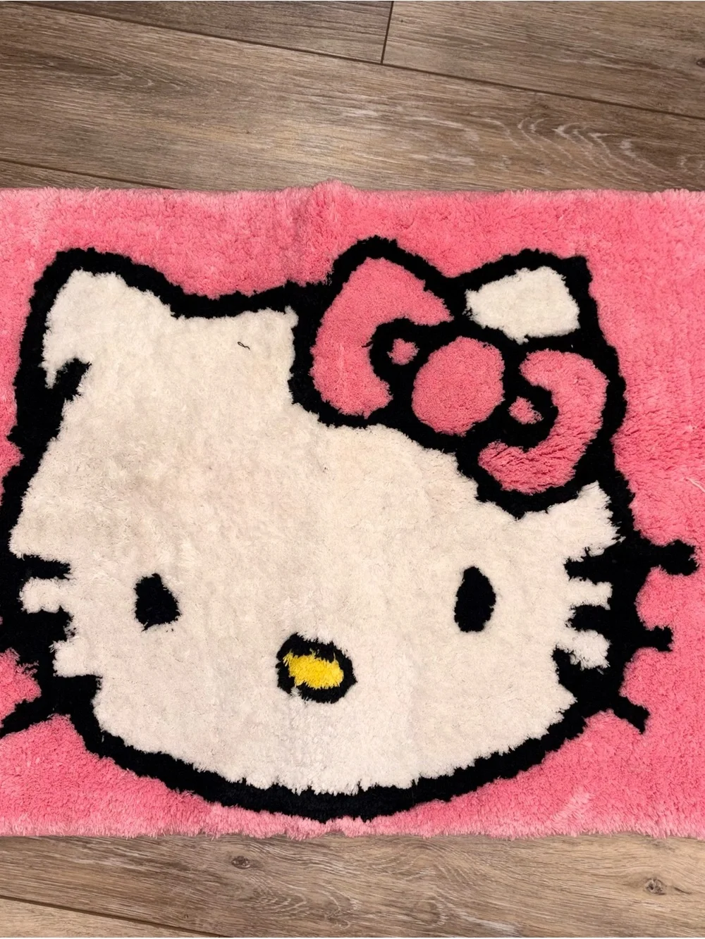 Hello Kitty Pink Plush Bath Mat